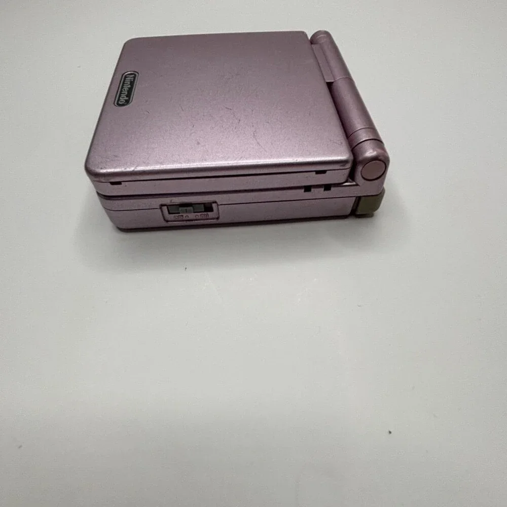 Pearl Pink Nintendo Game Boy Advance SP AGS-101 Backlit Console Works *READ*